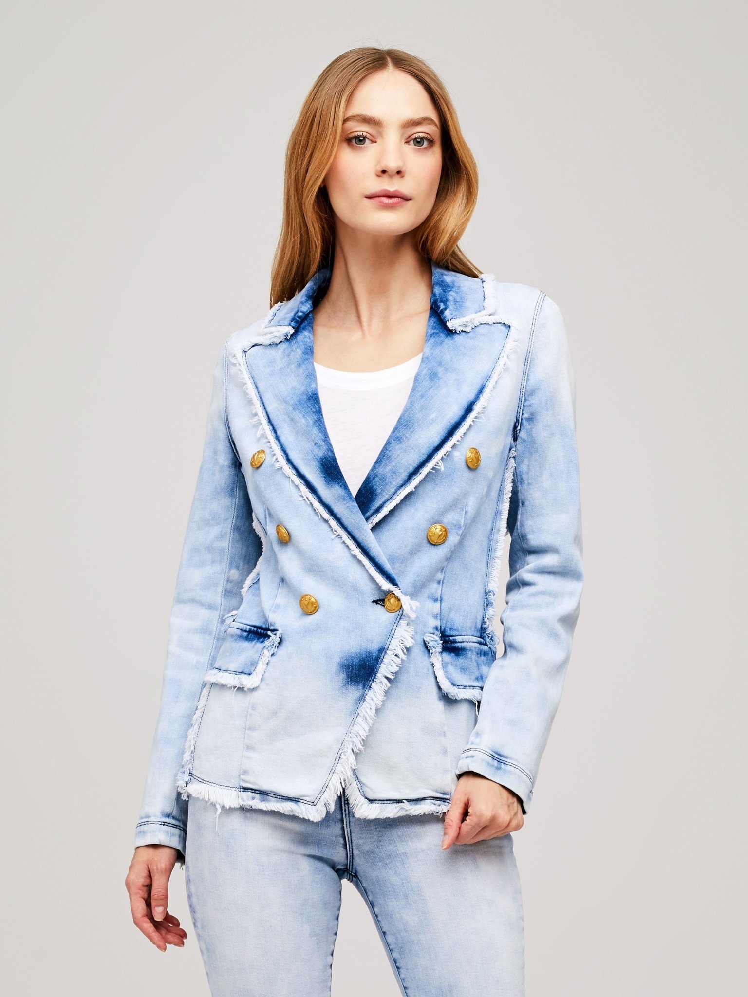 L'AGENCE L'AGENCE KAYDENCE FRAY JACKETS