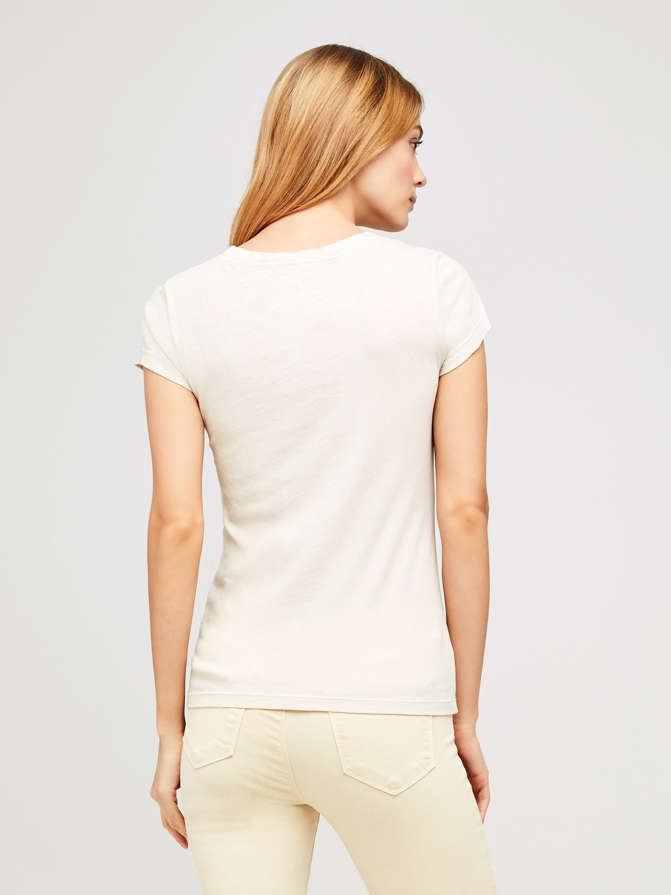 L'AGENCE L'AGENCE CORY SCOOP NECK TOPS COCONUT MT:XS