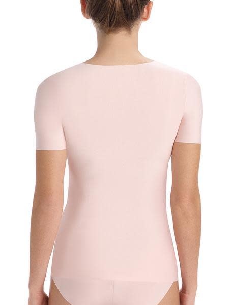 COMMANDO COMMANDO BUTTER SCOOP TEE TOPS  BLUSH  MT: M