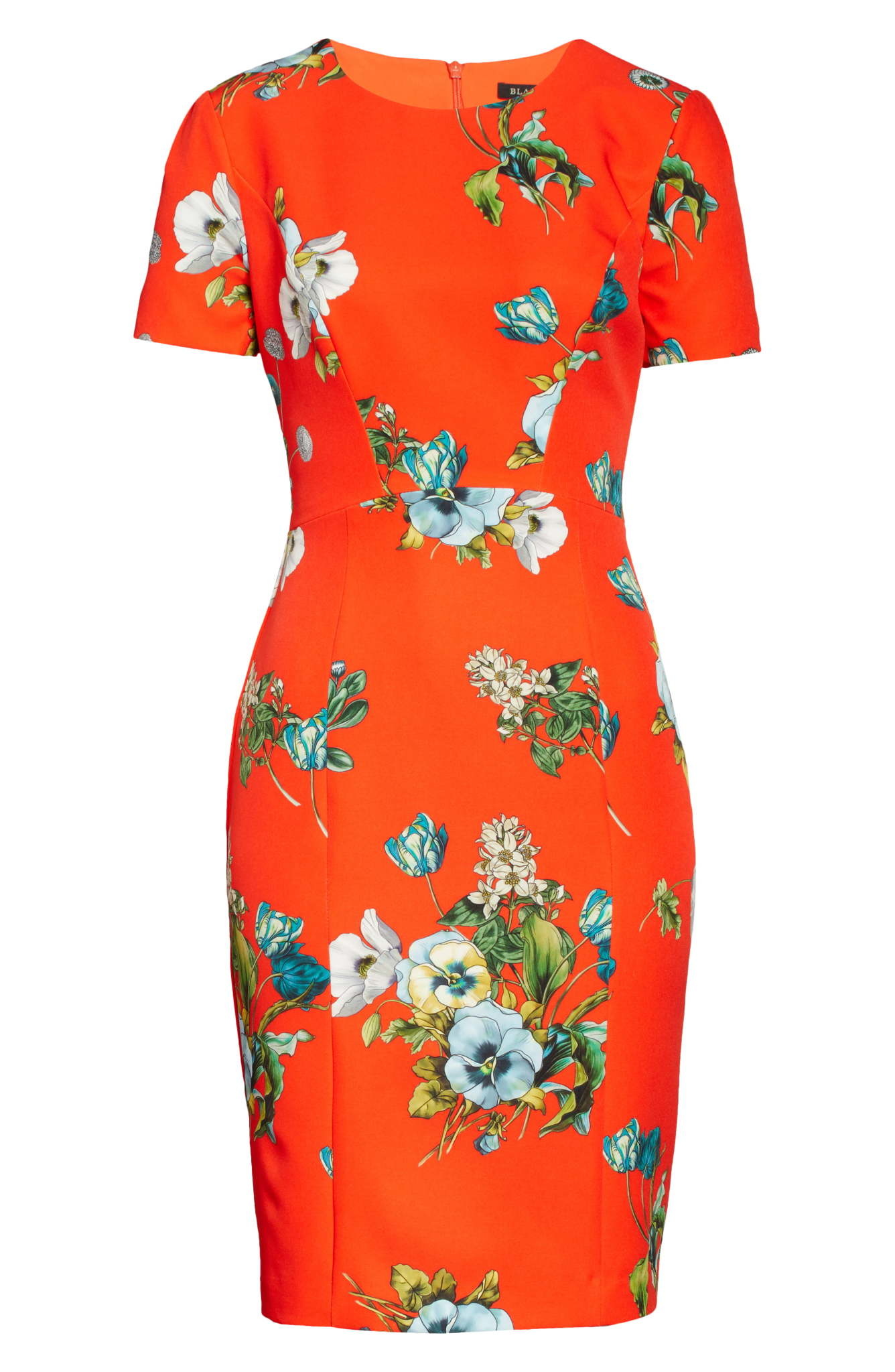 BLACK HALO BLACK HALO JODEE SHEATH TANGERINE TERRACE DRESSES