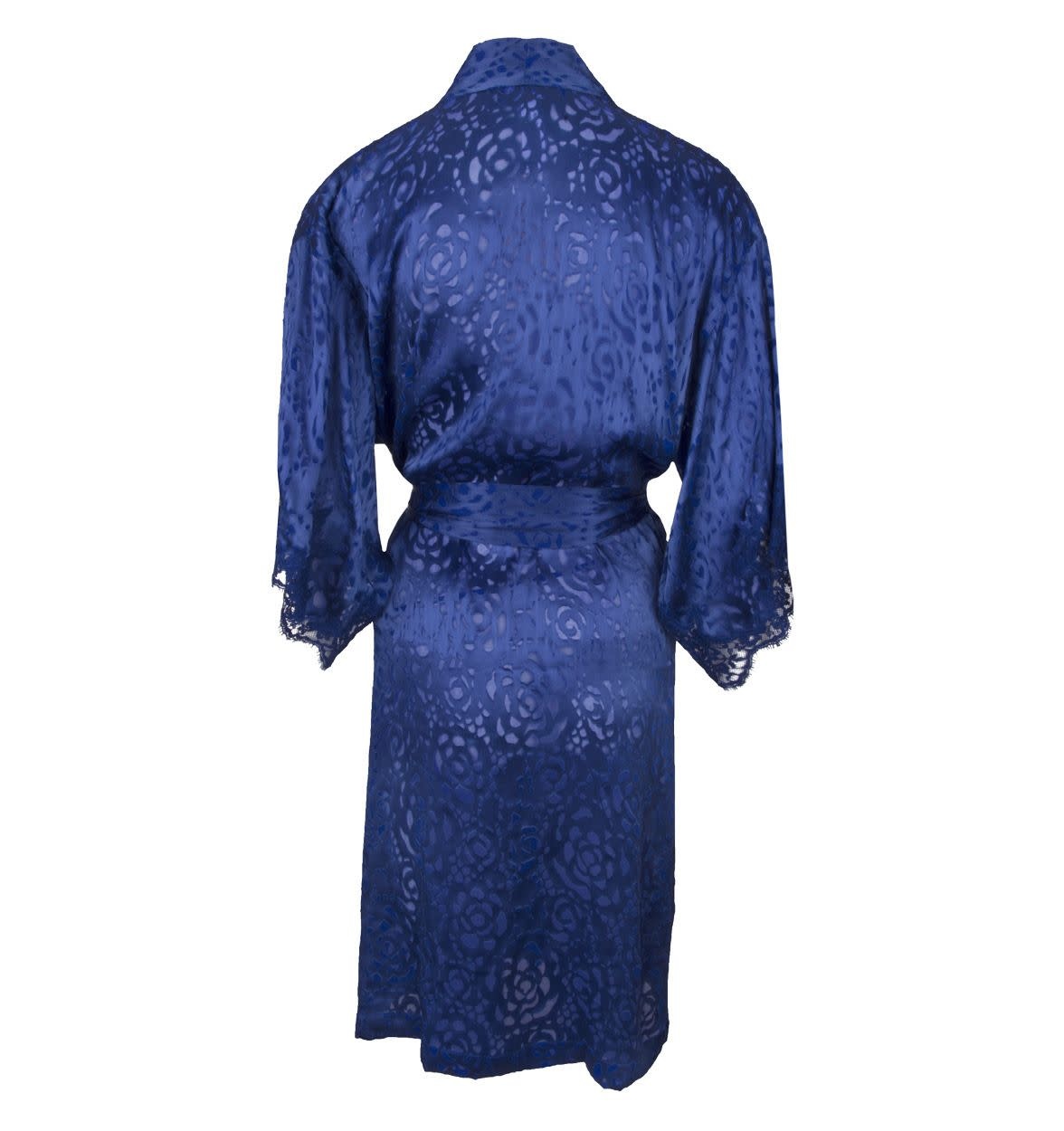 LISE CHARMEL LISE CHARMEL ALC2088 ROBES LINGERIE FLORAL DRESSING BLUE M