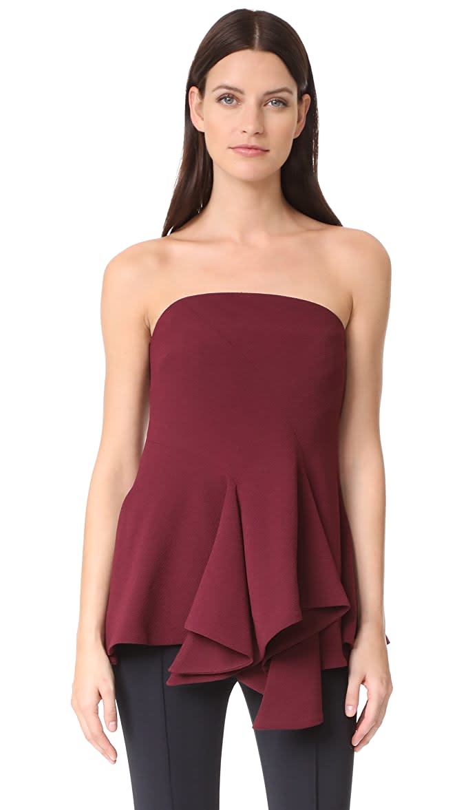 CAMEO CAMEO AUTONOMY BUSTIER TOPS MAHOGANY