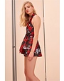 CAMEO CAMEO METHODICAL PLAYSUIT ROMPERS BLACK FLORAL