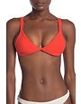 VITAMIN A VITAMIN A FS805T CHERYL SWIMWEAR TOP POPPY BIORIB MT: 08/M