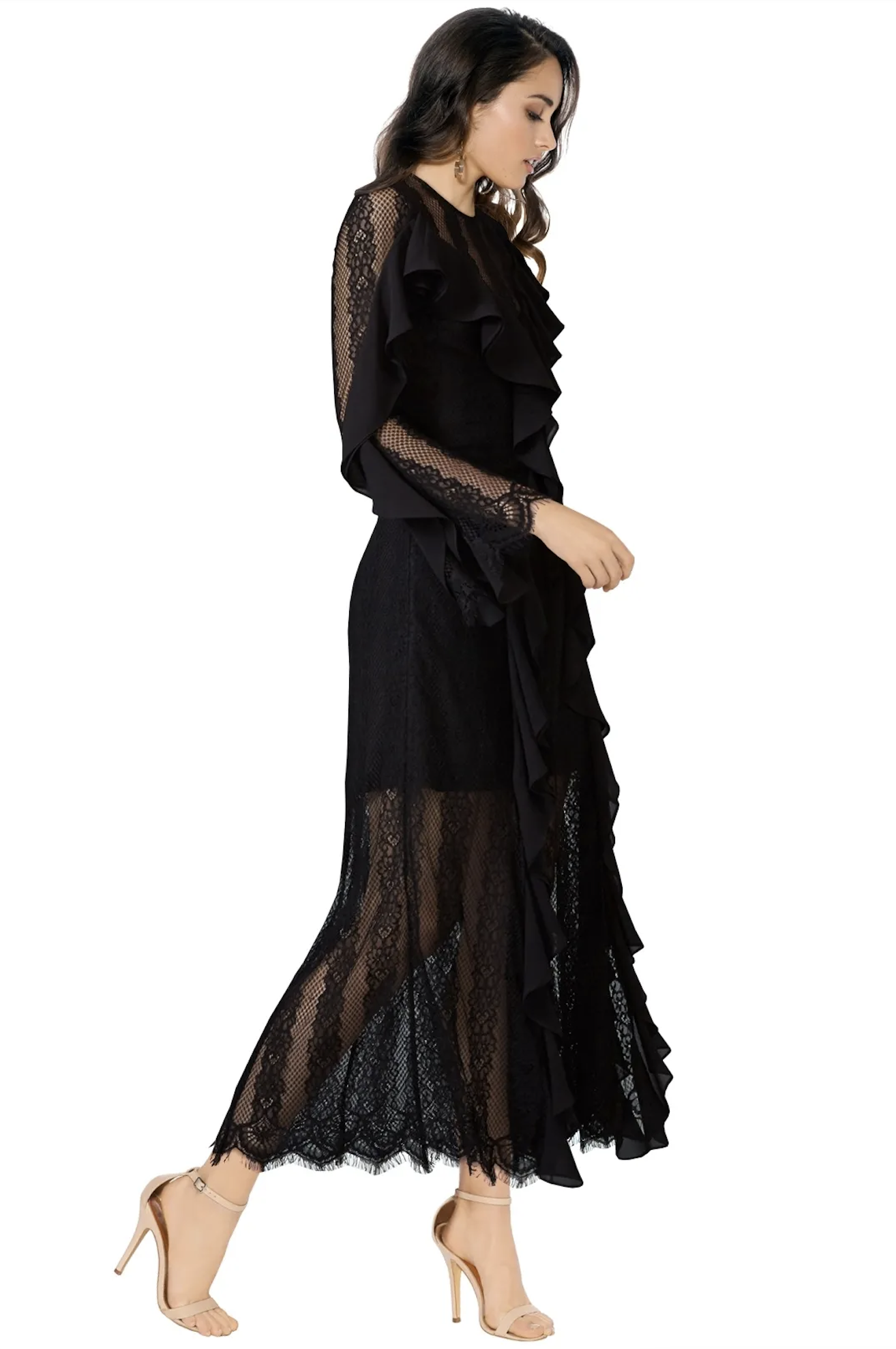 KEEPSAKE KEEPSAKE BETTER DAYS LACE GOWN DRESSES 30171026 BLACK S