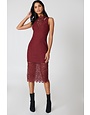 KEEPSAKE KEEPSAKE UPLIFTED MIDI DRESSES 30171010 BURNT RED S