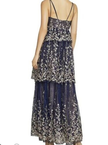 BCBGMAXAZRIA18 LACE EMBROIDERED TIERED DRESSES