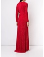 BADGLEY MISCHKA BADGLEY MISCHKA PLEATED DRAPE GOWNS RED  MT : 6