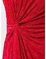 BADGLEY MISCHKA BADGLEY MISCHKA PLEATED DRAPE GOWNS RED  MT : 6