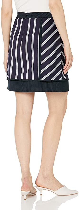 BCBGMAXAZRIA19 BCBGMAXAZRIA19 STRIPED MINI SKIRTS