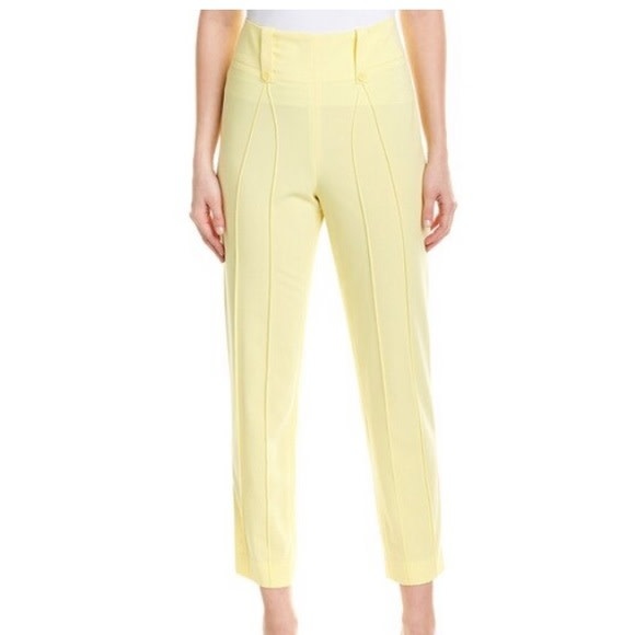 BCBGMAXAZRIA19 BCBGMAXAZRIA19 PINTUCK CROPPED SKINNY PANTS EPU2189883