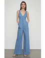 BCBGMAXAZRIA19 BCBGMAXAZRIA19 BUTTON FRONT DENIM JUMPSUITS TDK9207681