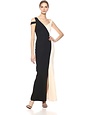 BCBGMAXAZRIA19 BCBGMAXAZRIA19 COLOR BLOCKED COLD SHOULDER GOWN DRESSES XVR68O86