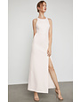 BCBGMAXAZRIA19 BCBGMAXAZRIA19 SLEEVELESS RACERBACK GOWN  DRESSES  NNH6208872 OFF WHITE  4