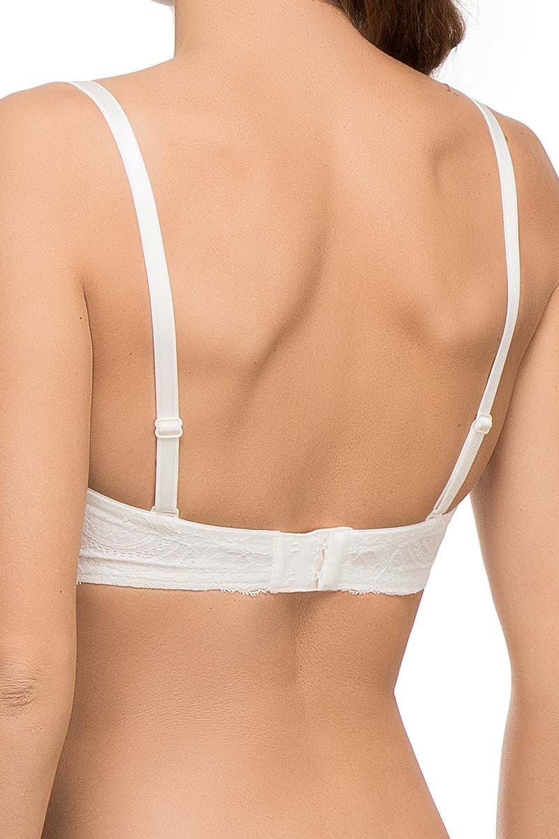 LISE CHARMEL ACG8322 STRAPLESS WITH PADS ART ET VOLUPTE ECRU NACRE LINGERIE BRA