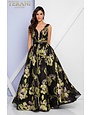 TERANI COUTURE TERANI COUTURE 191394066458 GOWNS BLACK YELLOW MT: 2