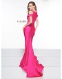 COLORS COLORS OFFSHOULDER TWISTED SLAY GOWNS