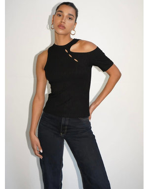 LNA LNA RHODE CUT OUT TEE TOPS