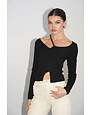 LNA LNA SOHO LONG SLEEVE RIB TOPS