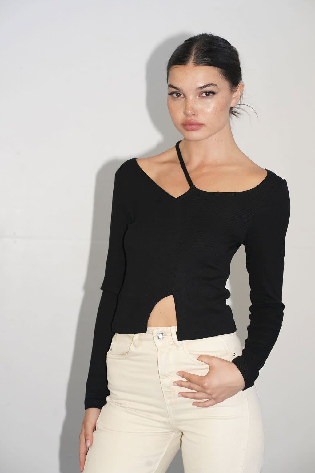 LNA LNA SOHO LONG SLEEVE RIB TOPS