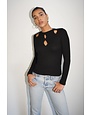 LNA LNA NICO LONG SLEEVE RIB TOPS