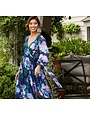 ADRIANNA PAPELL ADRIANNA PAPELL FLORAL PRINT CHIFFON GOWN DRESSES
