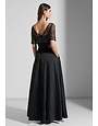 ADRIANNA PAPELL ADRIANNA PAPELL BEADED MESH AND TAFFETA GOWN DRESSES