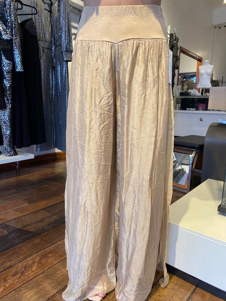 MADE IN ITALY MADE IN ITALY WIDE LEGS SEQUINE PANTS