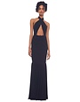 NORMA KAMALI NORMA KAMALI CROSS HALTER FISHTAIL GOWNS