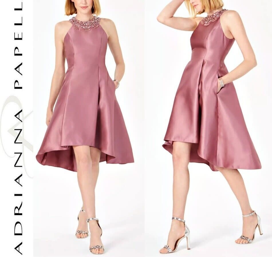 ADRIANNA PAPELL ADRIANNA PAPELL MIKADO FIT&FLARE PARTY DRESSES