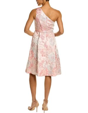 ADRIANNA PAPELL ADRIANNA PAPELL FLORAL JAQUARD FIT FLARE  DRESSES