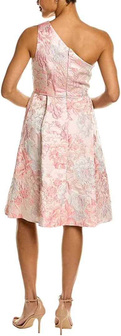 ADRIANNA PAPELL ADRIANNA PAPELL FLORAL JAQUARD FIT FLARE DRESSES - Max-N-Co