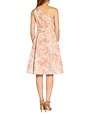 ADRIANNA PAPELL ADRIANNA PAPELL FLORAL JAQUARD FIT FLARE  DRESSES