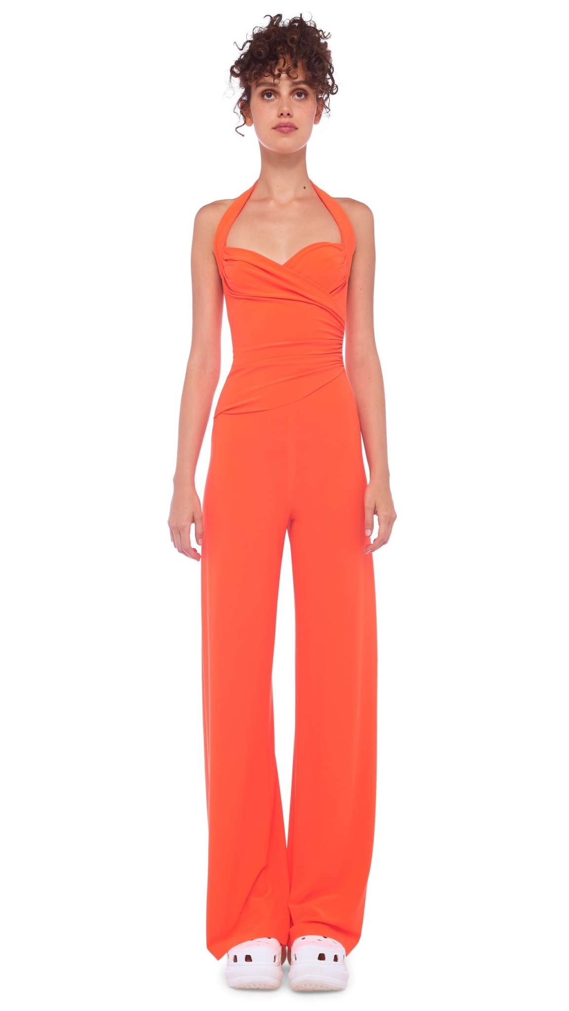 NORMA KAMALI NORMA KAMALI CAYLA STRAIGHT LEG JUMPSUITS