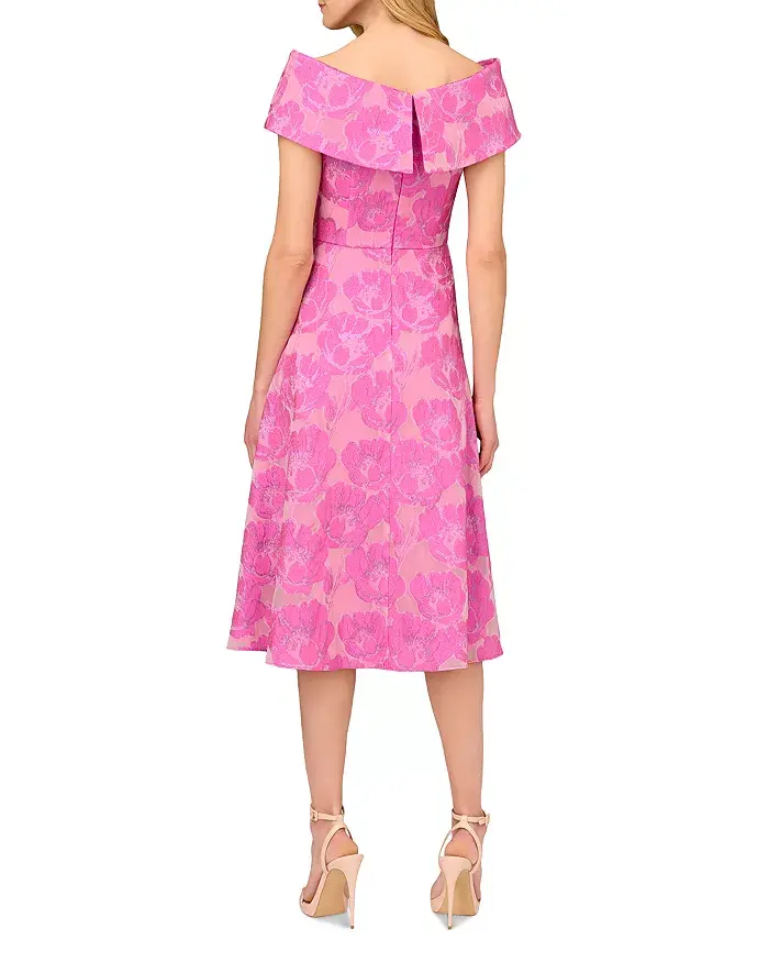 AIDAN MATTOX AIDAN MATTOX JACQUARD COCKTAIL DRESSES Max N Co