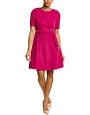 ADRIANNA PAPELL ADRIANNA PAPELL TIE FRONT FLARED DRESSES