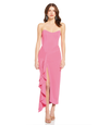 KATIE MAY KATIE MAY ROWAN  MIDI STRPLS W/DRAPED RUFFLE  SKIRT DRESSES