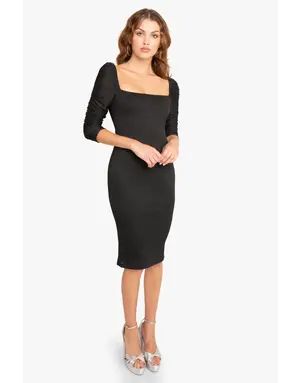 BLACK HALO BLACK HALO FANG SHEATH MIDI DRESSES