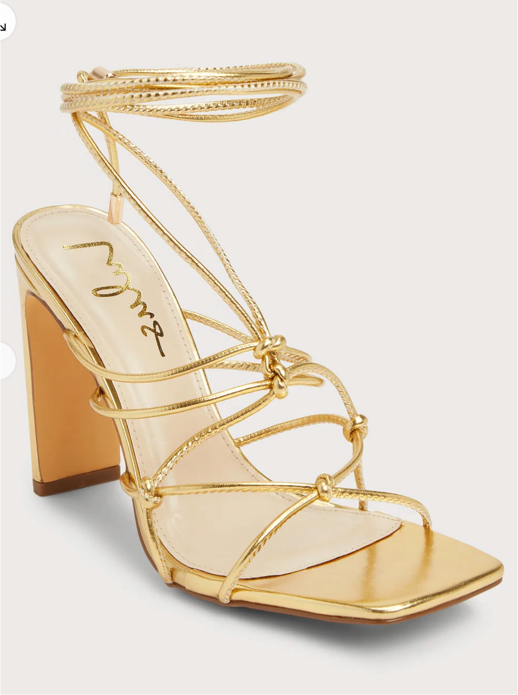 LULUS LULUS RINAY STRAPPY LACE-UP HIGH HEEL SANDALS