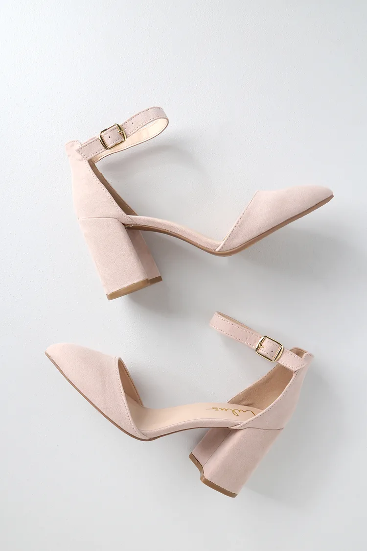 LULUS LULUS ELLAROSE  ANKLE STRAP HEELS