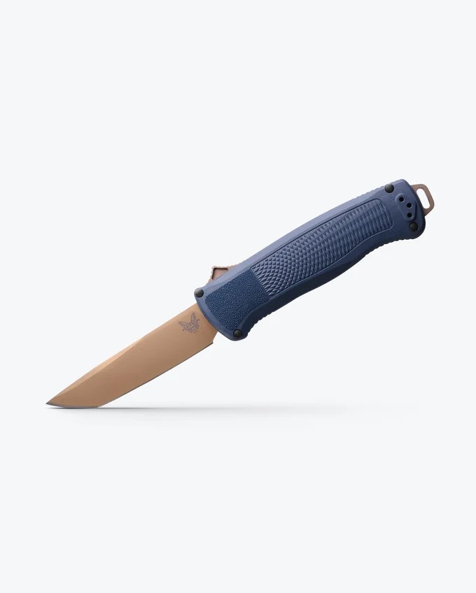Benchmade Shootout | Crater Blue Grivory | Tanto