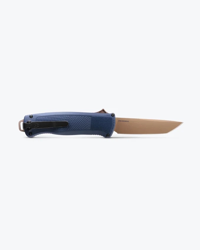 Benchmade Shootout | Crater Blue Grivory | Tanto