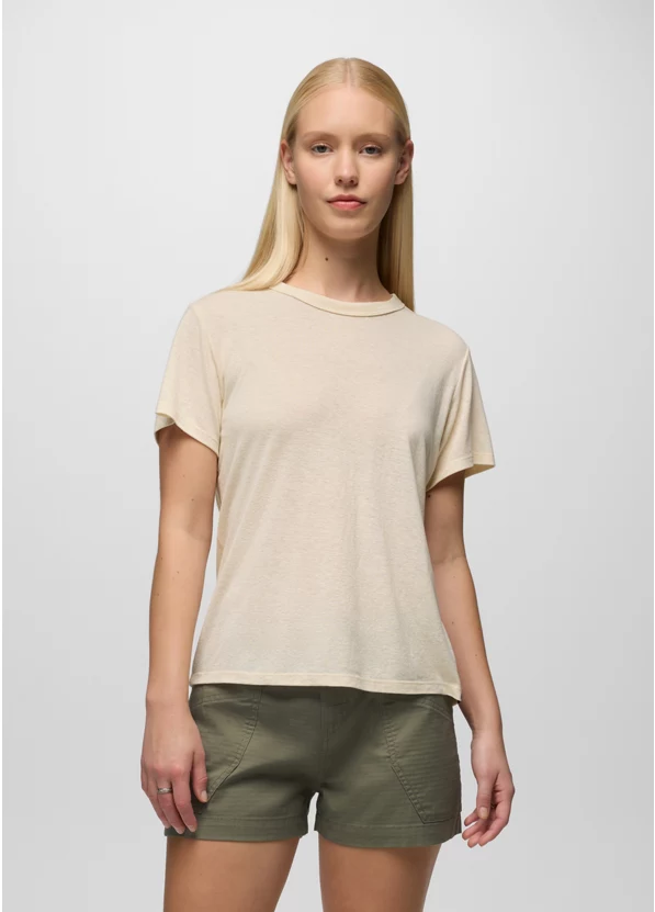 Prana W's Cozy Up Short Sleeve Crew