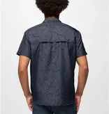 Prana M's Lost Sol Printed Short Sleeve Shirt