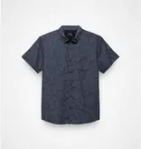 Prana M's Lost Sol Printed Short Sleeve Shirt