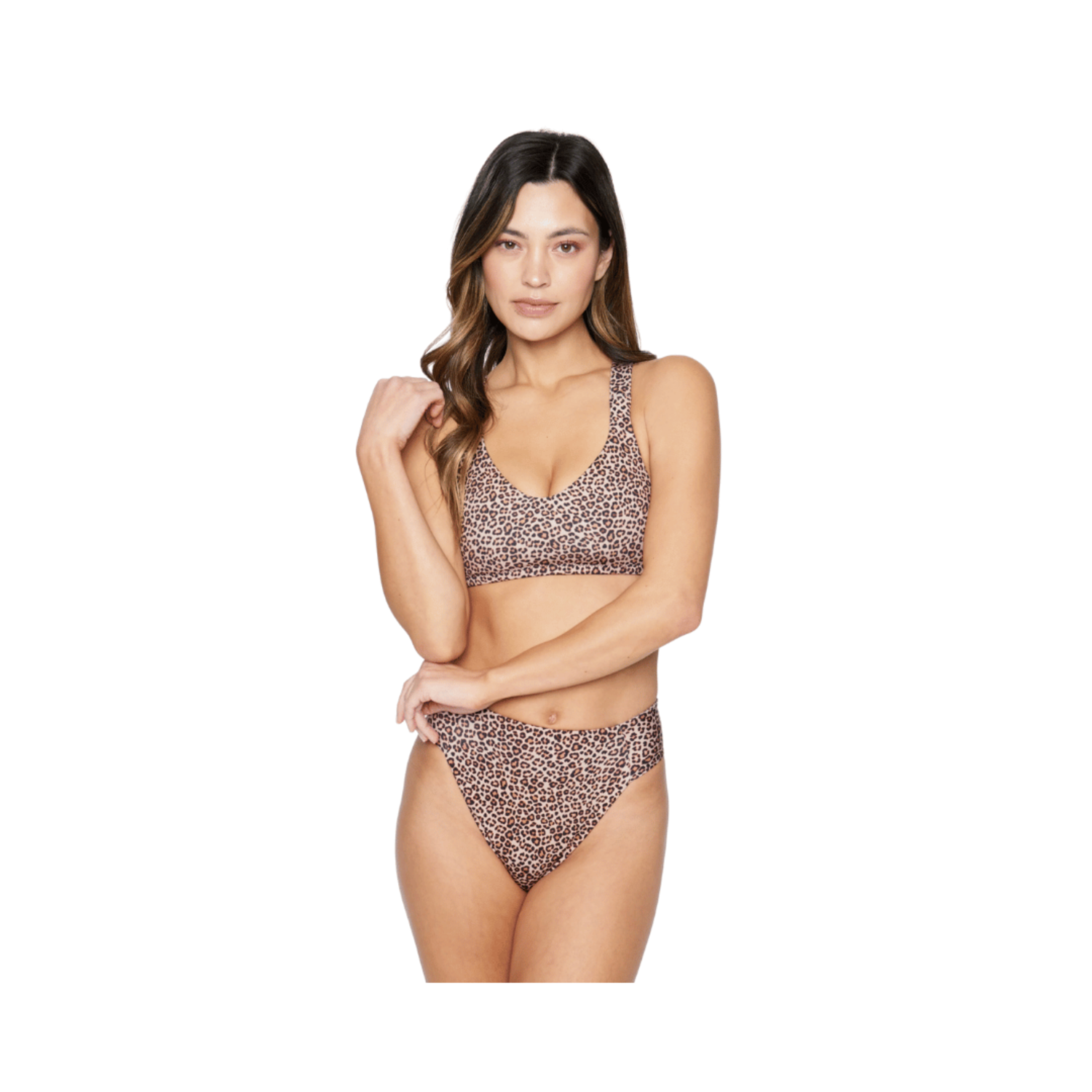 Hurley MAX LEOPARD Moderate Coverage Bikini Bottom - Boutique Les Sommets