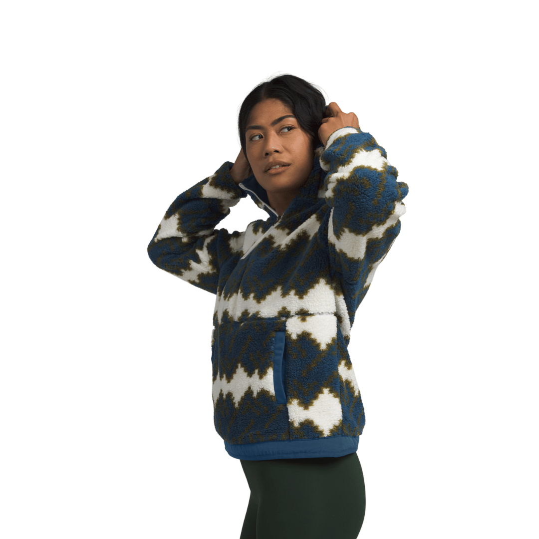 Printed teddy fleece jacket