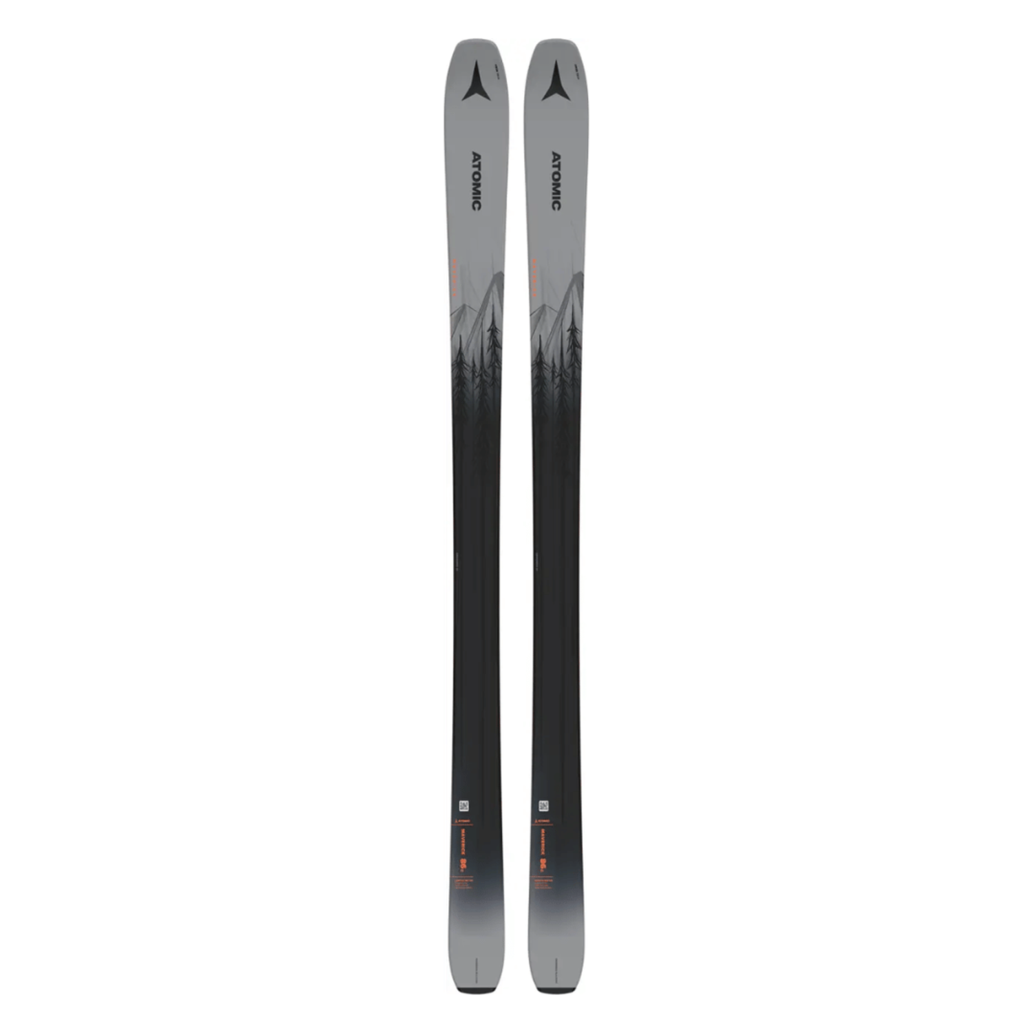 Atomic N MAVERICK 88 TI Skis (2024) Metal Grey/Blue Boutique Les Sommets