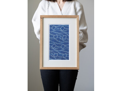 Japanese Textile Collage VIII - SM