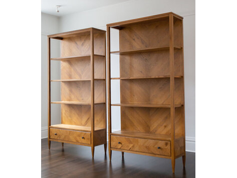 Nova Open Bookcase by Theodore Alexander